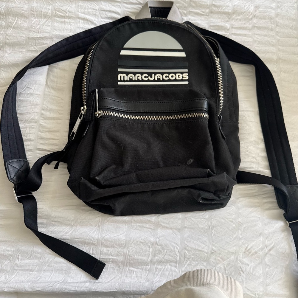 Marc Jacobs Black and White Backpack